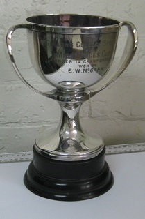 Mrs Prices Cup U14 Champion, 1918 awarded to E W McCann.